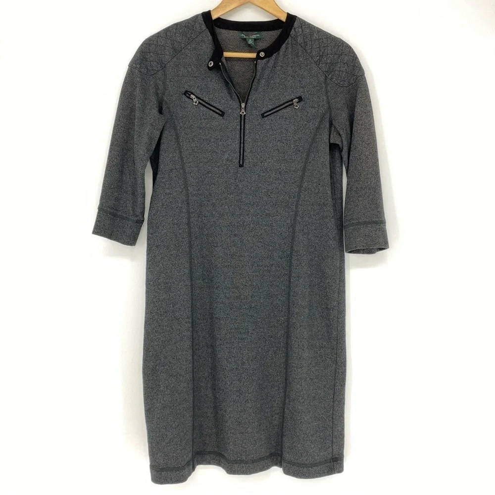 Lauren Ralph Lauren gray quilted